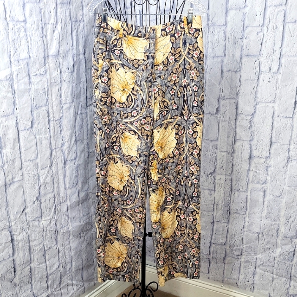 Morris & Co. Floral Patterned Women's‎ Trousers Size 8